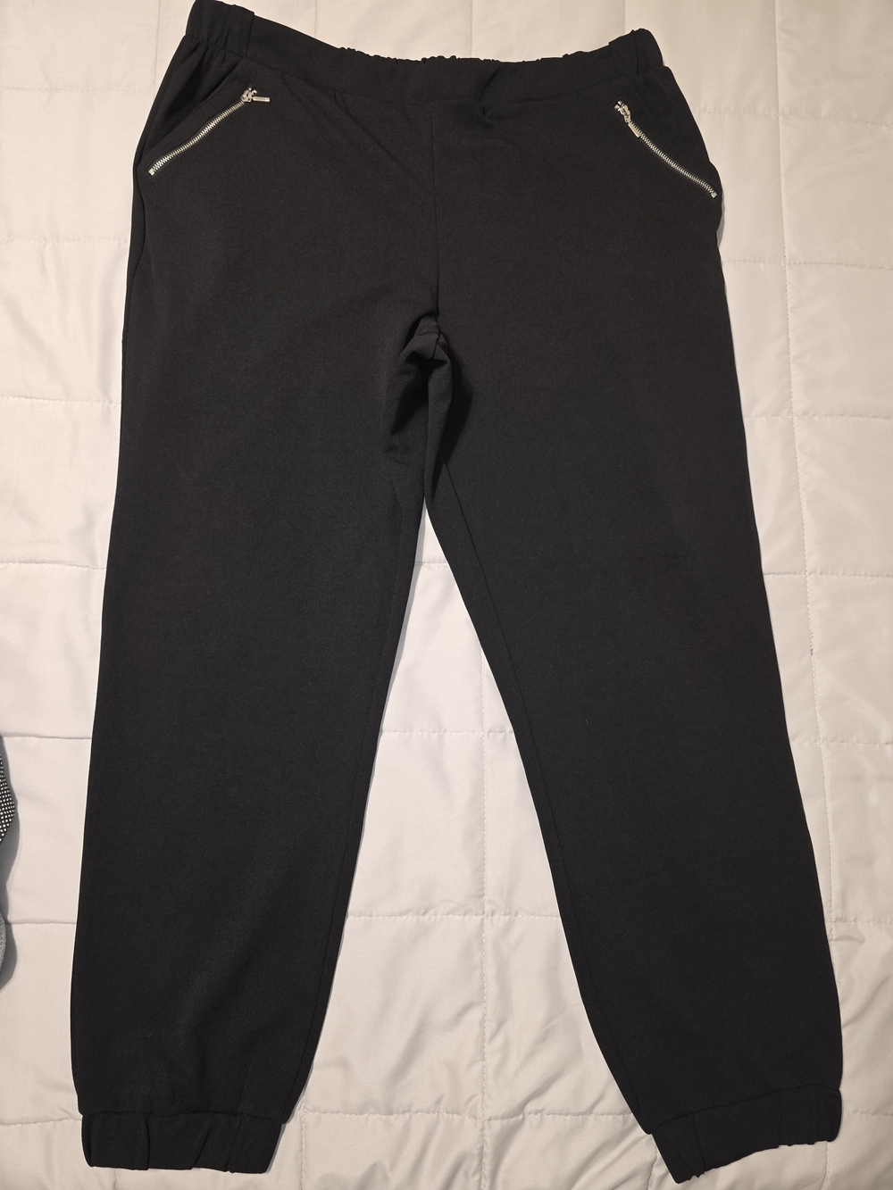 Maurices Black Jogger Trousers with Zip Pockets, NWOT, Sz XL Reg